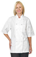Basic Short Sleeve Chef Coat